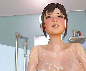 VR Kanojo Bathroom Boob Job,..