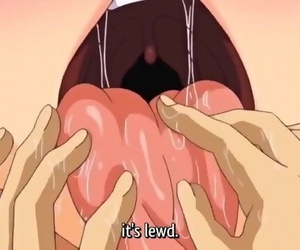 touching hentai woman s tongue